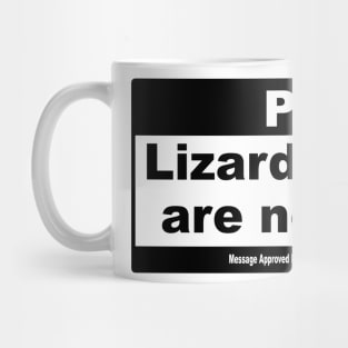 PSA Lizard People Mug
